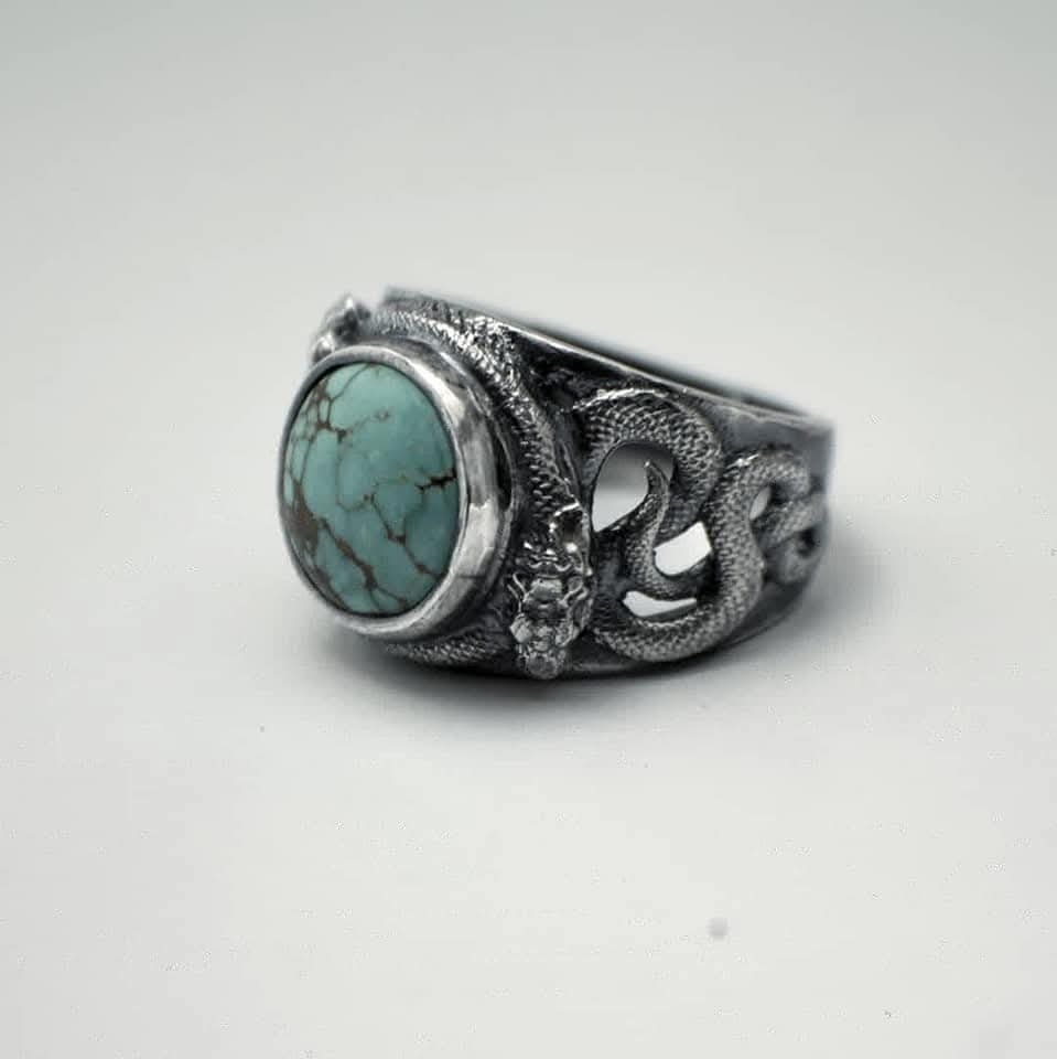 Haku · Anillo plata 950 con piedra natural - Image 2