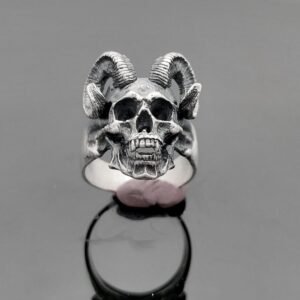 Devil Anillo Plata
