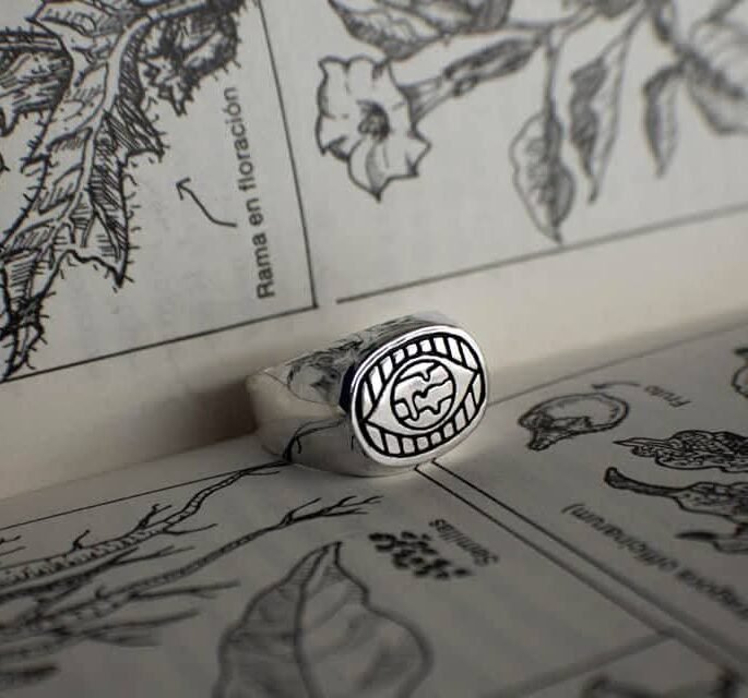 Anillo grabado personalizado ovalado · plata - Image 2