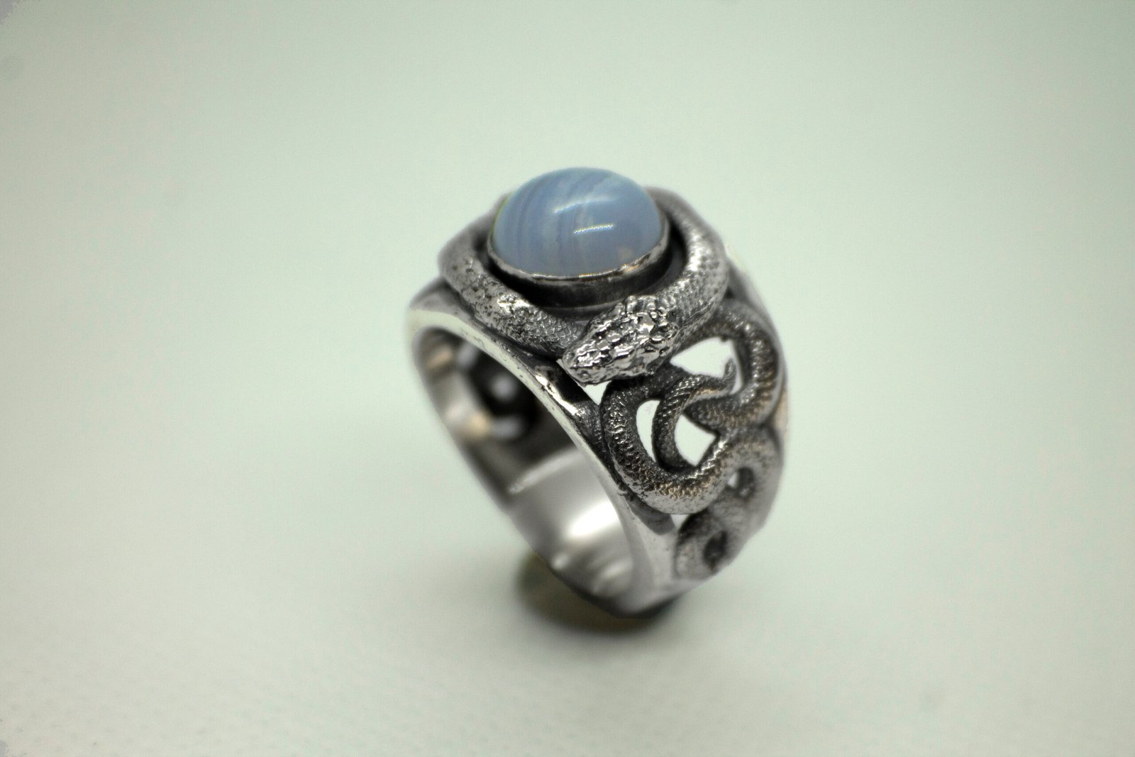 Haku · Anillo plata 950 con piedra natural - Image 6