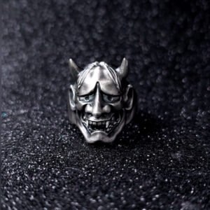 anillo mascara hannya plata zahori