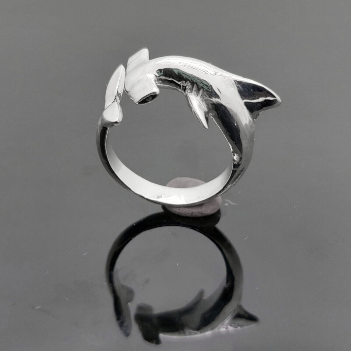 Shark · Anillo plata 950 - Image 5