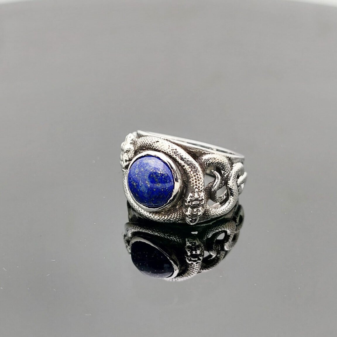 Haku · Anillo plata 950 con piedra natural - Image 3